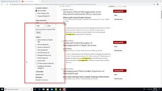 JSTOR database tutorial
