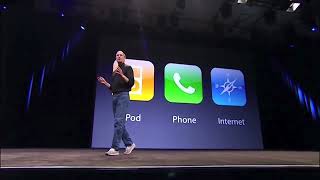 Steve Jobs unveils the iPhone's Revolutionary Technology at MacWorld in San Francisco