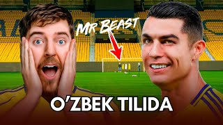 CRISTIANO RONALDO VA MR BEAST O'RTASIDAGI JANG