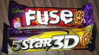 Cadbury FUSE chocolate vs 5 Star 3D Chocolate Review