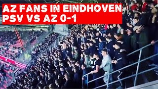 AZ FANS IN EINDHOVEN | PSV vs AZ 0-1 | 12-11-2022 |
