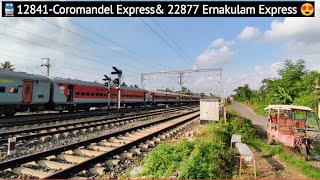 😍12841-42 Coromondal Express \u0026 22877 Ernakulam Antyodaya Express 😍