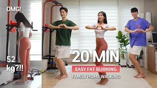 [EN] 운동하기는 싫고 살은 절실히 빼고 싶다. 쉽고 살 빠지는 20분 홈트레이닝! l 20m FAMILY FUN CARDIO AT HOME (EASY FAT BURNING)