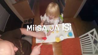 Miisa ja Isi muovailee