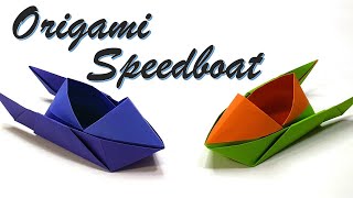 Origami Speedboat Creations:Unleash Your Imagination on the Water - 摺紙快艇創作：在水上釋放你的想像力 #折紙船 #折り紙 #摺紙船