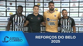 Botafogo-PB apresenta mais um trio de reforços antes do primeiro teste da pré-temporada