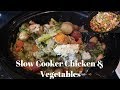 Crockpot Chicken Recipes: Chicken, Asparagus, Potatoes | Healthy Slow Cooker Chicken Recipes