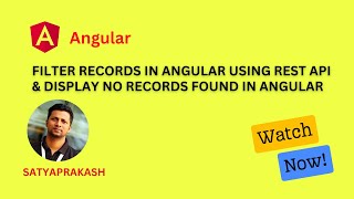 Angular Tutorial for Beginners: Filter Records using Web API and Custom Pipe #angular
