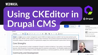 Using CKEditor in Drupal CMS