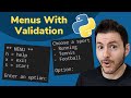 Make Menus In Python with While True Loop | Choose an Option in Python
