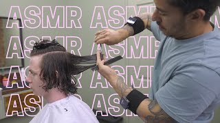 💈 No Talking ALL SCISSORS ASMR Haircut - Nomad Barber