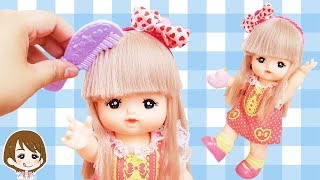 メルちゃん初登場！おしゃれデビュー セットを開封して紹介 キャラメル