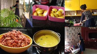 my mrng busy vlog|busy lunch boxes routine beetroot fried rice|mini idli with besan chutney|Pooja