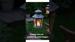 Realistic Flickering Flame Solar Lantern | Cozy Outdoor Decor That Glows All Night!