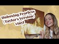 Unboxing Fearless (Taylor's Version) Vinyl | Taylor Swift | Rachel Lord