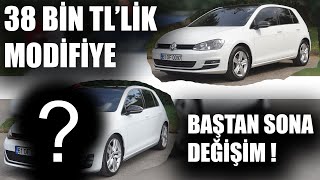 COMFORTLİNE GOLF GTİ DÖNÜŞÜMÜ | 38 BİN TL LİK MODİFİYE YAPIM AŞAMASI