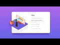 FAQ Accordian Made with HTML, CSS & JS | Front End Mentor
