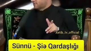 İslamı sünnü və şiə qardaşlığı qurtara bilər, vəhhabinin terroru yox.