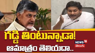 YS Jagan on Chandrababu Govt | AP News | గడ్డి తింటున్నాడా!| YSRCP | TDP | Amaravathi | N18V