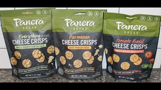 Panera Bread Cheese Crisps: Everything, Parmesan \u0026 Tomato Basil Review