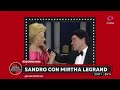 el día que mirtha legrand recibió en su programa a sandro