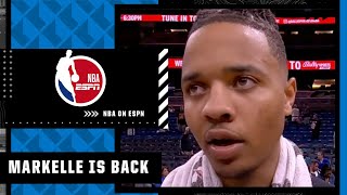 Markelle Fultz reacts to his first game back in 14 months | NBA on ESPN