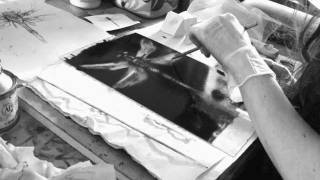 Making a Monotype by Hanneke van Ryswyk