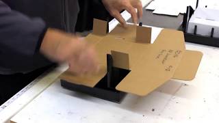 2 Box Folding Fixtures, Tools, Jigs, Machines That Make Folding Corrugated Mailers Easy