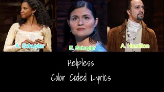 Helpless || Hamilton || Color Coded Lyrics [1-10]