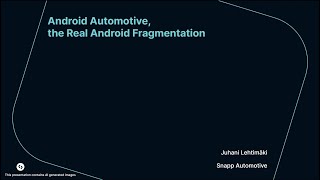 2024 AOSP and AAOS March Meetup: Android Fragmentation in the Automotive Industry