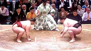 隆の勝 vs 照ノ富士 2018年大相撲春場所5日目 20180315