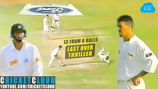 T20 Situation in a Test | Zimbabwe Fought till the End | Last Over Thriller | ENGvZIM 1996