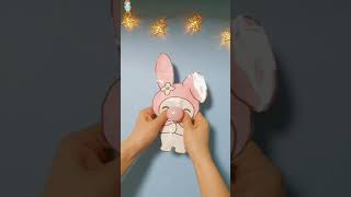 풍선껌 부는 말랑이💖 | 마이멜로디 말랑이 무료도안 | Paper Squishy #shorts