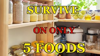 Stockpile ONLY 5 Foods To SURVIVE – That’s all You Need