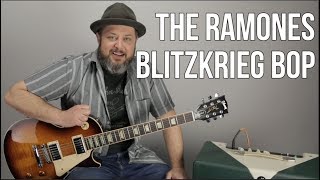 How to Play "Blitzkrieg Bop" by The Ramones on Guitar
