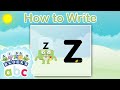 @officialalphablocks - Learn How to Write the Letter Z | Zig-Zag Letter Family | How to Write App