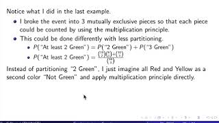 Combinatorics Part 5