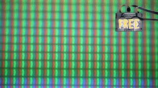 [Free] Pixel screen stock footage - overlay rgb pixels array