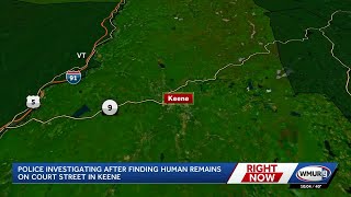 Police investigating after finding human remains on Court Street in Keene