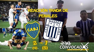 #alianzalima ELIMINA DE LA #copalibertadores A #bocajuniors / REACCIÓN TANDA DE PENALES