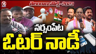 Telangana Polls 2023 : Who Will Going To Win In Narsampet | Warangal | V6 News