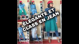 Tendances 2020: Comment être élégante et class en jean , style class et chic en jean