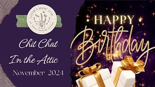 Birthday Celebration and Chit Chat in the Attic