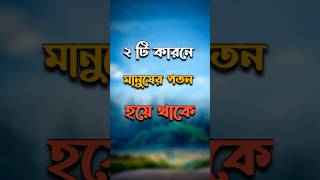 দুটি কারণে মানুষের পতন হয় | Life Changing Quotes । Powerful Motivational Quotes￼ | #Shorts