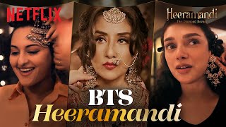 #BTS With the Cast of #Heeramandi 💎| Ft. Manisha Koirala, Sonakshi Sinha, Aditi
