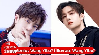 Genius Wang Yibo? Illiterate Wang Yibo? Is he just a partial winner of the Golden Rooster Awards? Wa