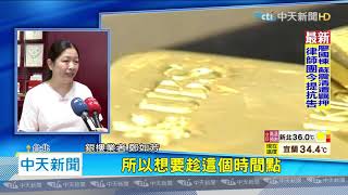 20200807中天新聞　金價漲破兩千美元！　黃金還能買嗎？　專家：別全押