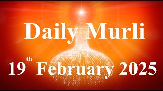 Daily Murli English 19 February 2025|daily English murli|murli in English|English murli today|Murli