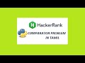Sorting Comparator Hackerrank Solution Python  in Tamil | Programming in Tamil