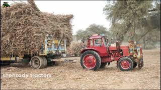 Sugarcan Load Trailer Fail On Under The Construction Road | Tractor Load Trailer Fail On The Road